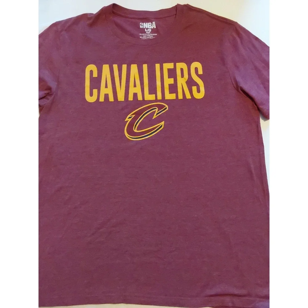 Cleveland Cavaliers Men's Shirt Sz‎ Large Red NBA Basketball Cavs Tee Graphic